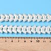 Transparent Spray Painted Glass Beads Strands GLAA-N001-43-5