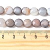 Natural Grey Botswana Agate Beads Strands G-C179-A50-03-5