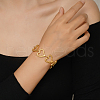 Stylish Stainless Steel Heart Link Chain Bracelets for Women OP5600-5
