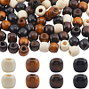 SUNNYCLUE 200Pcs 4 Colors Natural Wooden Beads WOOD-SC0001-74-1