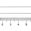 Non-Tarnish 304 Stainless Steel Serpentine Chain Necklace for Men Women NJEW-G076-01B-P-4