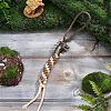 Outdoor EDC Tool Brass Parachute Rope European Beads KK-WH0081-45AB-4
