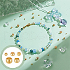   500Pcs 5 Styles Brass Crimp Beads FIND-PH0023-53-5