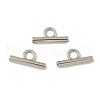 Alloy Toggle Clasps Bar FIND-XCP0003-43P-1