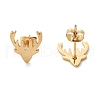 304 Stainless Steel Stud Earrings EJEW-I317-03G-4