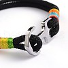 Waxed Cord Multi-strand Bracelets BJEW-P128-33D-2