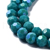 Opaque Glass Beads Strands EGLA-A035-P8mm-L12-3