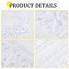 5 Yards 3-Layer Pleated Polyester Chiffon Lace Trim OCOR-WH0082-01A-6
