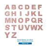 Alphabet Rhinestone Patches FW-TAC0001-01D-9
