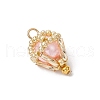 Glass Pearl Pendants PALLOY-MZ00746-02-3