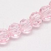 Glass Beads Strands EGLA-J042-8mm-19-3