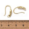 Rack Plating Brass Micro Pave Clear Cubic Zirconia Earring Hooks KK-A231-03G-3