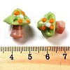 Handmade Lampwork Bumpy Beads Strands LAMP-A004-06C-4