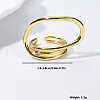 Geometric Design S925 Sterling Silver Cuff Rings for Women WH1236-1-5