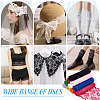 BENECREAT 10 Bundles 10 Colors Polyester Flower Lace Trim OCOR-BC0007-76-6