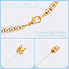 Unicraftale 200Pcs Rack Plating Brass Bead Tips FIND-UN0016-30A-5