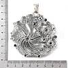 Tibetan Style Alloy Big Pendants PALLOY-D362-02AS-A-3