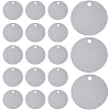 SOFPLATE 25Pcs Aluminum Pendants FIND-SP0002-55B-S-1
