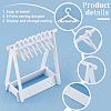   1 Set Coat Hanger Removable Acrylic Earring Displays EDIS-PH0001-92-4