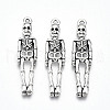 Tibetan Style Alloy Pendants X-TIBE-S323-056AS-RS-1