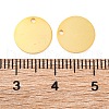 925 Sterling Silver Blank Flat Round Charms STER-F057-01G-01-3