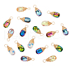 AHADERMAKER 30Pcs Faceted Glass Pendants FIND-GA0002-69-1