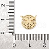 Brass Micro Pave Cubic Zirconia Pendants KK-K406-02G-3