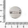 304 Stainless Steel Brooch Cabochon Settings STAS-E547-08E-P-4