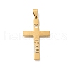 Mother's Day 201 Stainless Steel Pendants STAS-R132-01G-02-1