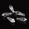 Faceted Glass Pendants X-GD14x37mmC01-2