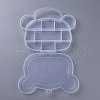 11 Compartments Bear Plastic Storage Box X-CON-P006-01-4