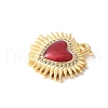 Brass Micro Pave Cubic Zirconia Pendants ZIRC-I071-12G-2