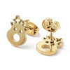 304 Stainless Steel Stud Earrings EJEW-H136-06G-2