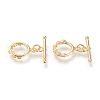 Brass Toggle Clasps KK-M108-G01-2