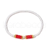 Glass Seed Beads Stretch  Bracelets for Women BJEW-MZ00153-07-2