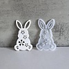 Easter Theme Rabbit with Flower Pattern DIY Silicone Table Lamp Molds SIMO-G008-02D-1