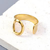 Vacuum Plating 201 Stainless Steel Cuff Rings RJEW-Z032-01G-O-2