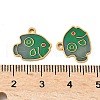 304 Stainless Steel Enamel Charms STAS-Z139-03G-11-3