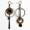 Asymmetric Alloy Dangle Earrings FS-WG7C7E4-01-4
