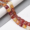 Natural Red Agate Beads Strands G-K359-B11-01-2