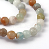 Natural Flower Amazonite Round Bead Strands X-G-D608-6mm-4