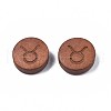 Laser Engraved Wood Beads WOOD-S053-53F-2