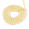 Dyed Natural White Jade Beads Strands G-T139-59A-15-2