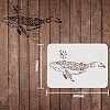 Large Plastic Reusable Drawing Painting Stencils Templates DIY-WH0202-117-2