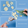 Olycraft 150Pcs Teardrop Glass Cabochons DIY-OC0001-39B-4
