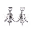 Non-Tarnish 304 Stainless Steel Pendants STAS-F249-26P-1