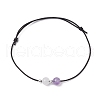 6Pcs Natural Gemstone Round Beads Bracelets for Men Women BJEW-JB11750-3