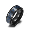 Luminous Titanium Steel Rings for Men PW-WG21092-06-1