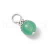 Natural Dyed Malaysia Jade Pendants PALLOY-JF03357-01-4