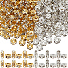 SOFPLATE 400Pcs 2 Colors Brass Rhinestone Spacer Beads RB-SP0001-06-1